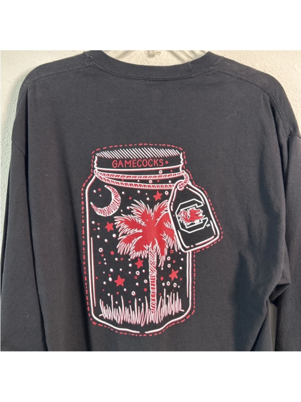 Y2K South Carolina Gamecocks Mason Jar Tailgate Hanes Long Sleeve Shirt Sz XL - Picture 7 of 9